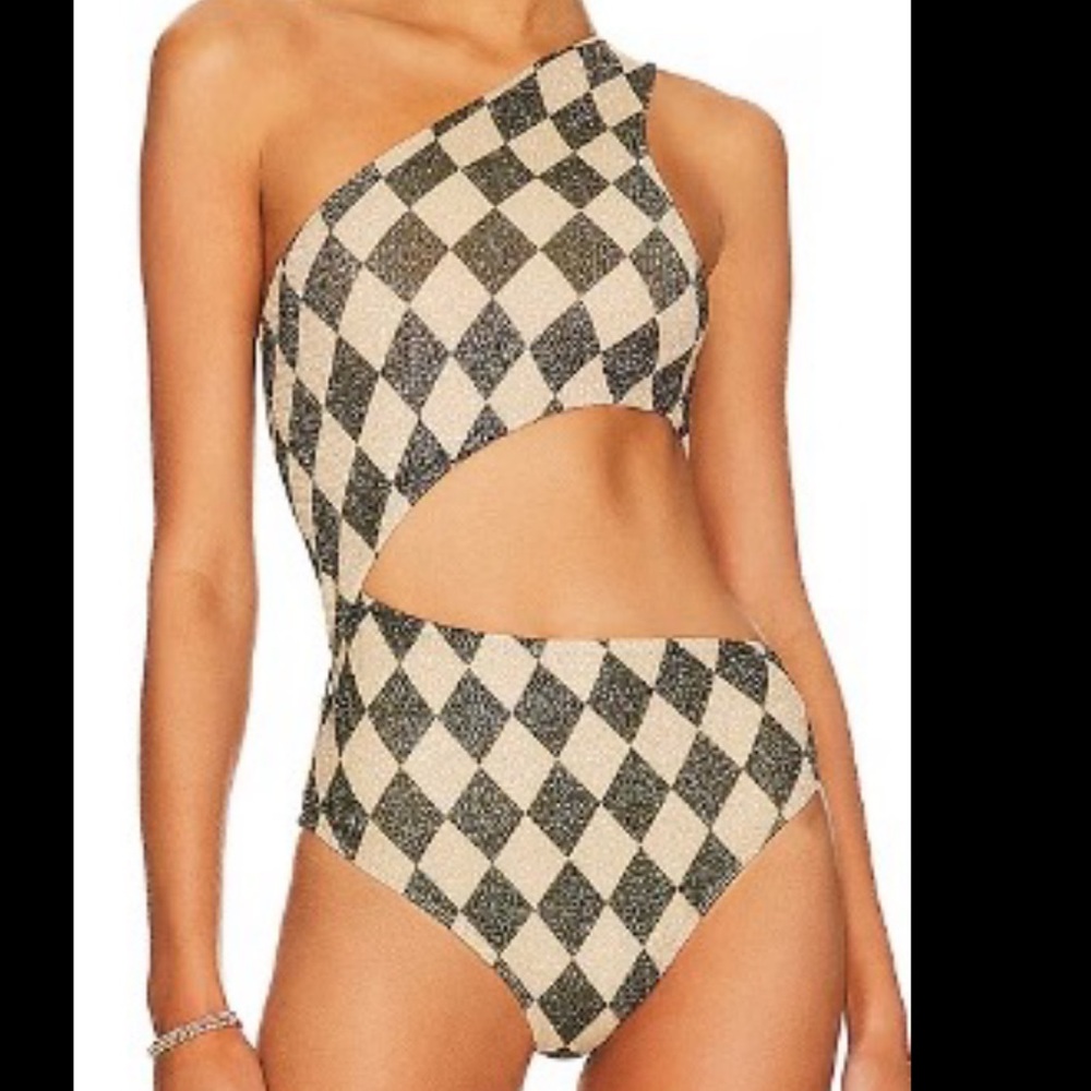 Beach Riot - Celine One Piece - Diamond Shine - Size Large - NWT